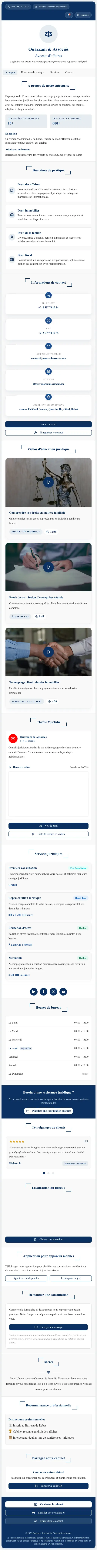 Cabinet d'avocats